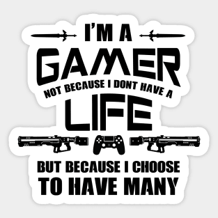 I'm a Gamer! Sticker